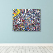 Städtische Kunst Leinwanddruck (Insitu (Holzboden))