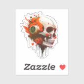 Städtische Kunst mit Coolem Dynamischen Vorsprung Aufkleber (Blatt)