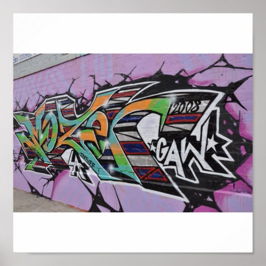 Städtische Kunst Poster (Vorne)