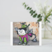 Städtische Kunst Postkarte (Stehend Vorderseite)