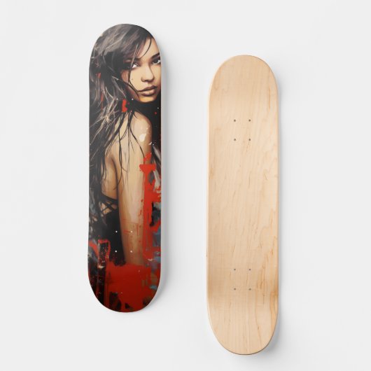 Städtische Kunst Skateboard (Vorderseite)