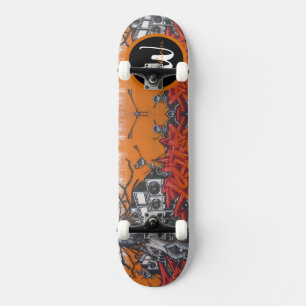 Städtische Kunst Skateboard