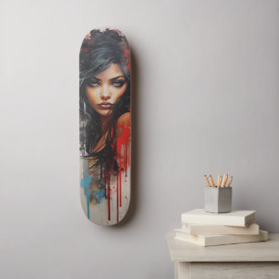 Städtische Kunst Skateboard