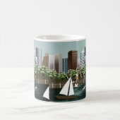 Städtische Landschaft Kaffeetasse (Mittel)