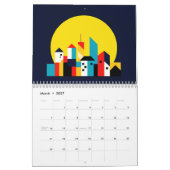 Städtische Landschaft Kalender (Mär 2027)