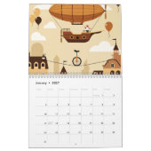 Städtische Landschaft Kalender (Jan 2027)