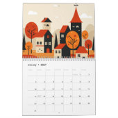 Städtische Landschaft Kalender (Jan 2027)