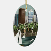 Städtische Landschaft Keramik Ornament (Rechts)