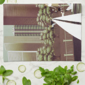 Städtische Landschaft Küchentuch (Gefaltet)