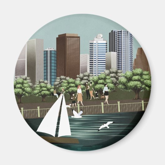Städtische Landschaft Magnet (Vorne)