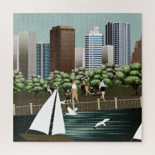 Städtische Landschaft Puzzle
