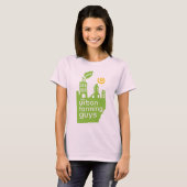 Städtische landwirtschaftliche Typ Bio T-Shirt der (Vorne ganz)