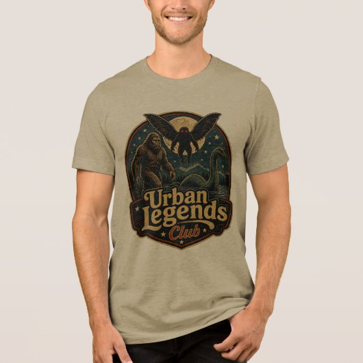 Städtische Legenden Tri-Blend Shirt (Vorderseite)