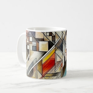 Städtische Leinwand Kaffeetasse