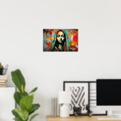 Städtische Madonna Poster (Heimbüro)