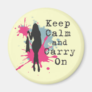 Städtische Mode behalten Ruhe und Carryon Magnet