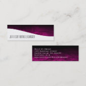 Städtische moderne, Berufliche, schlanke Visitenka Mini Visitenkarte (Vorne/Hinten)