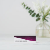 Städtische moderne, Berufliche, schlanke Visitenka Mini Visitenkarte (Stehend Vorderseite)