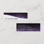 Städtische moderne, Berufliche, schlanke Visitenka Mini Visitenkarte (Vorne/Hinten)