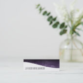 Städtische moderne, Berufliche, schlanke Visitenka Mini Visitenkarte (Stehend Vorderseite)