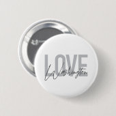 Städtische, moderne, einfache, coole Design-Liebe  Button (Vorne & Hinten)