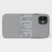 Städtische, moderne, einfache, coole Design-Liebe  Case-Mate iPhone Hülle (Rückseite (Horizontal))