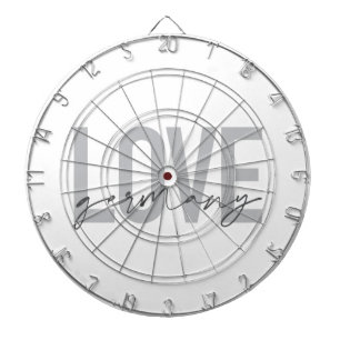 Städtische, moderne, einfache, coole Design-Liebe Dartscheibe