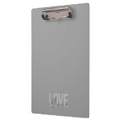 Städtische, moderne, einfache, coole Design Liebe Klemmbrett (Links)