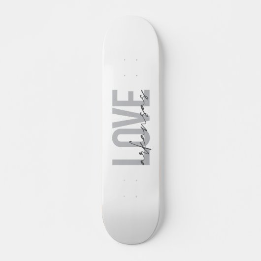 Städtische, moderne, einfache, coole Design Liebe Skateboard (Vorne)