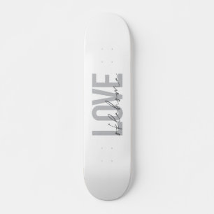Städtische, moderne, einfache, coole Design Liebe  Skateboard