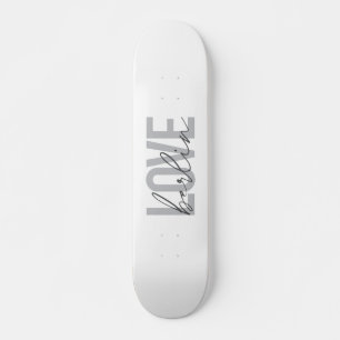 Städtische, moderne, einfache, coole Design-Liebe  Skateboard