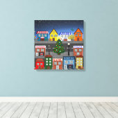 Städtische Nachbarschaft Leinwanddruck (Insitu (Holzboden))