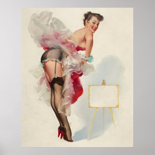 Städtische Pinup Girl Poster (Vorne)