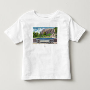 Städtische Pool-Ansicht des Felsens Rimmon Kleinkind T-shirt