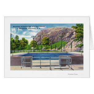 Städtische Poolansicht Rock Rimmon