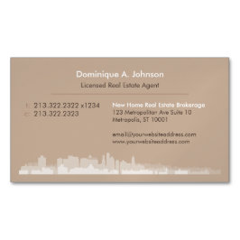 Städtische Real-Anwesen-Magnetkarte Magnetische Visitenkarte