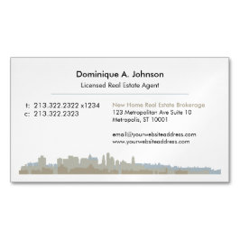 Städtische Real-Anwesen-Magnetkarte Magnetische Visitenkarte