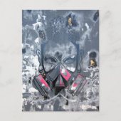 Städtische Reinigung Postkarte (Vorderseite)