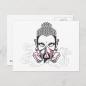 Städtische ReinigungDunkel Postkarte (Vorne/Hinten)