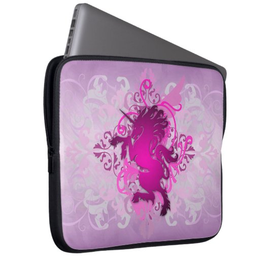 Städtische rosa laptopschutzhülle (Vorne Rechts)