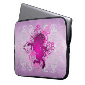 Städtische rosa laptopschutzhülle (Vorderseite Links)