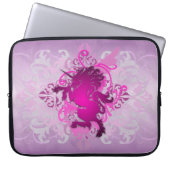 Städtische rosa laptopschutzhülle (Vorderseite)