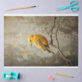 Städtische Rustikale Natur Gelber Schwanenvogel Ku Seidenpapier (Basteln)