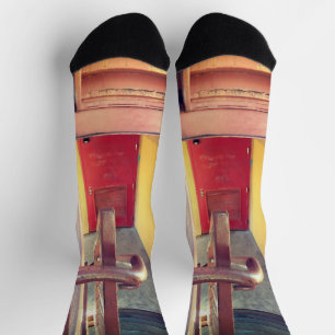 Städtische Rustikale Stadtlandschaft Geheimnisbewa Socken