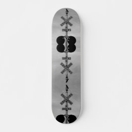 Städtische rustikale Stadtlandschaft Wartend 3 Ska Skateboard