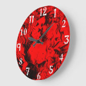 Städtische schöne fantastische späteste große wanduhr (Winkel)