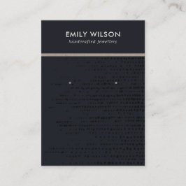 STÄDTISCHE SCHWARZE KRAFT-DOTS STUDIEREN KARTE