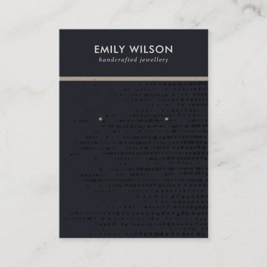 STÄDTISCHE SCHWARZE KRAFT-DOTS STUDIEREN KARTE (Vorderseite)