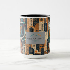 Städtische Seelenmuster Tasse