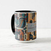 Städtische Seelenmuster Tasse (Vorderseite Links)